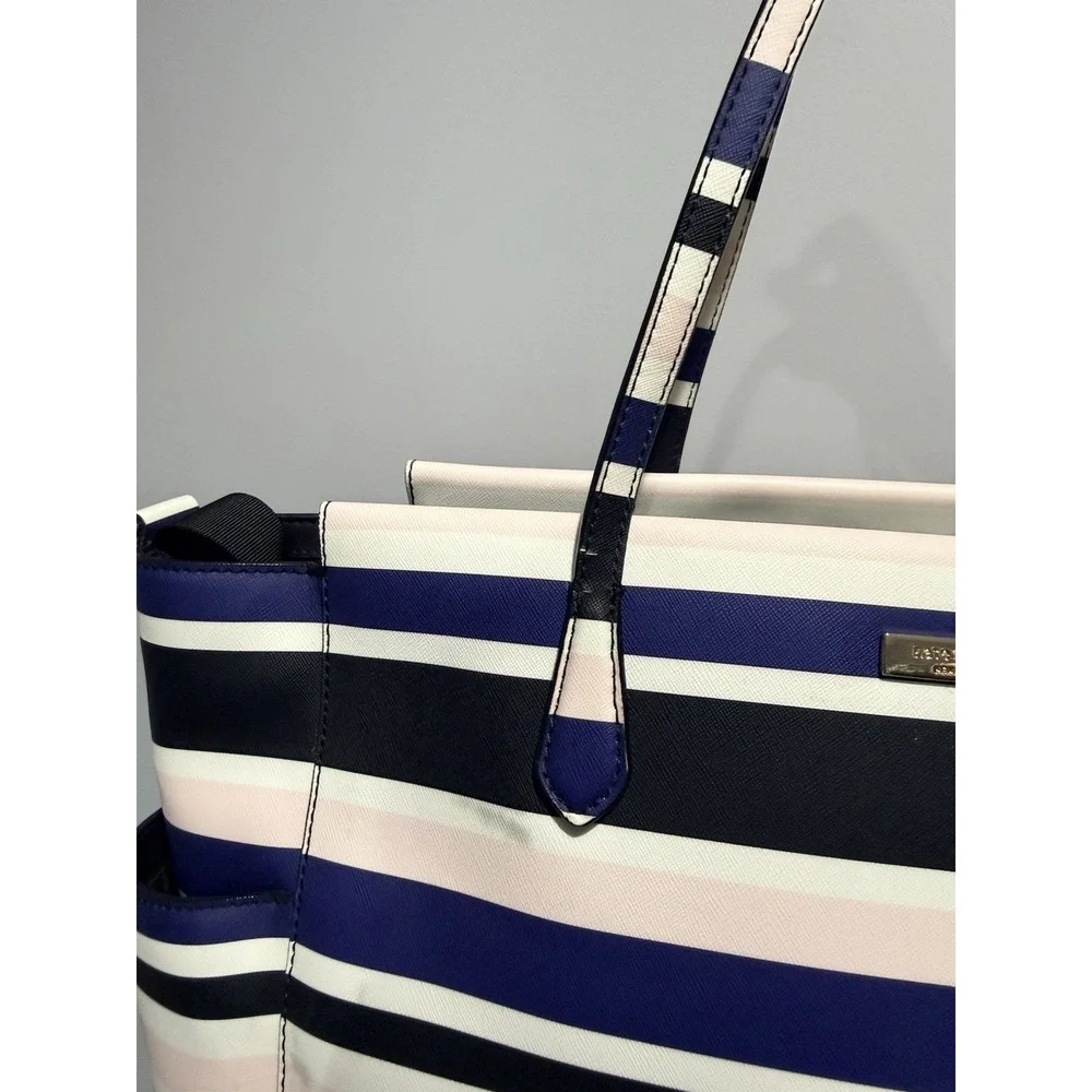 Kate‎ Spade Kaylie Baby Bag Laurel Way Stripe  Diaper Bag